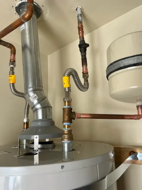 Water heater installation and plumbing repair in Foxboro
